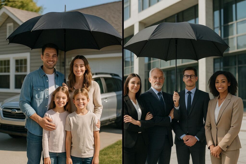 personal umbrella vs commercial umbrella