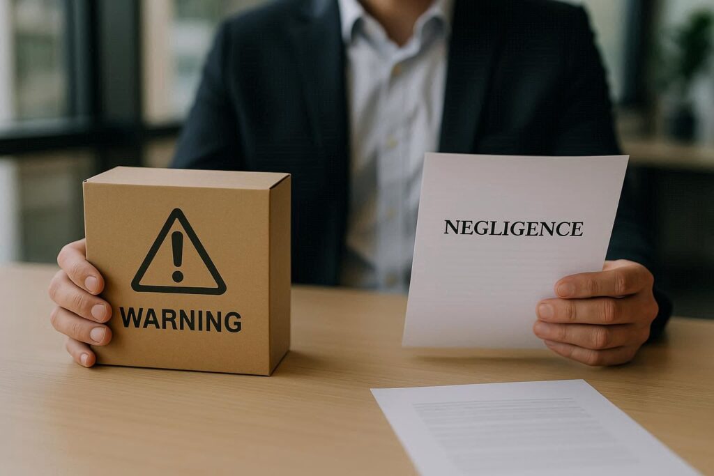 product liability vs negligence