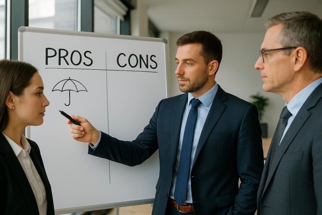 What are the pros and cons of an umbrella policy